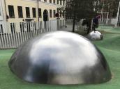 Rustfri stål kuppel